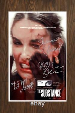 THE SUBSTANCE Signed Movie Poster 11x17 with COA Authentic Memorabilia