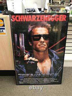THE TERMINATOR (1984) ORIGINAL MOVIE POSTER Arnold Schwarzenegger