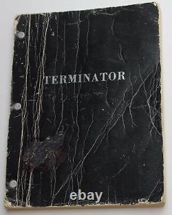 THE TERMINATOR / James Cameron 1983 Original Movie Script, Arnold Schwarzenegger