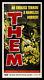 THEM! CineMasterpieces 3SH ORIGINAL MOVIE POSTER 1954 HORROR INSECT ANTS BUGS