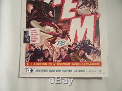 Them Original 1954 1sht Movie Poster Linen James Whitmore Ex
