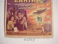 This Island Earth Original 1955 Window Card Jeff Morrow Faith Domergue Vg
