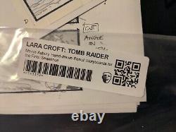 TOMB RAIDER movie props STORYBOARDS production art Lara Croft Illuminati ASBURY