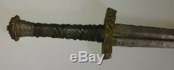 TRANSFORMERS The Last Knight SCREEN USED PROP Sword + COA + Movie Poster