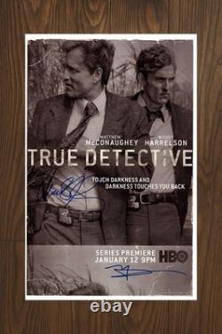 TRUE DETECTIVE Signed Movie Poster 11x17 with COA Authentic Memorabilia