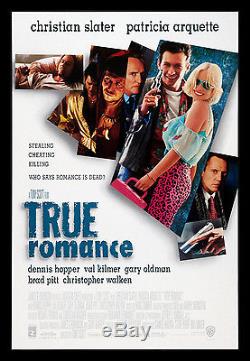 TRUE ROMANCE CineMasterpieces ORIGINAL ROLLED 1SH NM-M DS MOVIE POSTER 1993