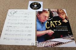 Taylor Swift Cats Original Song Fyc Promo Autograph Hand Signed Sheet Music & CD