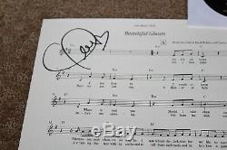 Taylor Swift Cats Original Song Fyc Promo Autograph Hand Signed Sheet Music & CD