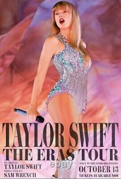 Taylor Swift The Eras Tour 2023 27x40 Movie Poster D/S Free Quick Shipping