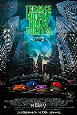 Teenage Mutant Ninja Turtles (1990) Original Movie Poster Rolled