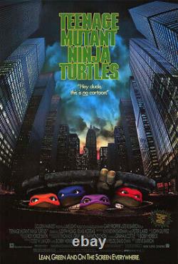 Teenage Mutant Ninja Turtles (1990) original movie poster ss mint rolled