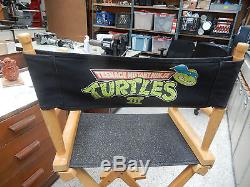 Teenage Mutant Ninja Turtles 3 (1993) Original Production 1st Unit Set-Chair