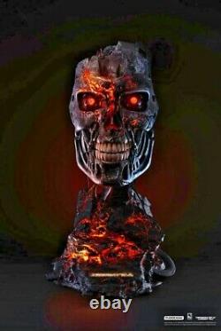 Terminator 2 T-800 Battle Damaged Edition Art Mask 11 Bust Pure Arts Sideshow