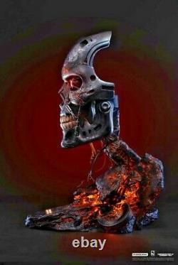 Terminator 2 T-800 Battle Damaged Edition Art Mask 11 Bust Pure Arts Sideshow