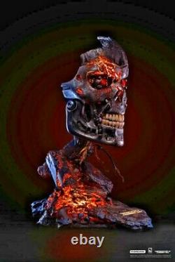 Terminator 2 T-800 Battle Damaged Edition Art Mask 11 Bust Pure Arts Sideshow