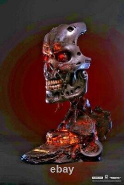 Terminator 2 T-800 Battle Damaged Edition Art Mask 11 Bust Pure Arts Sideshow