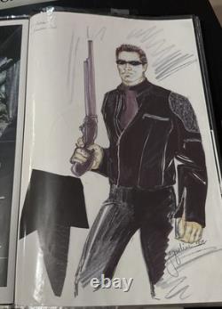 Terminator 3 Original Costume Concept Art Jacqueline Wazir'02 T-850 Arnold