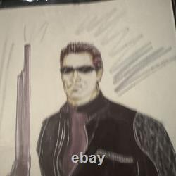 Terminator 3 Original Costume Concept Art Jacqueline Wazir'02 T-850 Arnold
