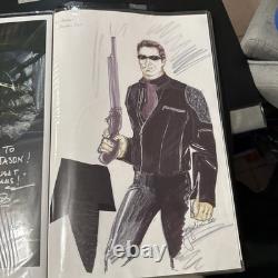 Terminator 3 Original Costume Concept Art Jacqueline Wazir'02 T-850 Arnold