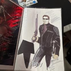 Terminator 3 Original Costume Concept Art Jacqueline Wazir'02 T-850 Arnold