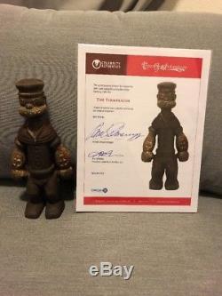 Terminator Production Used Prop Metal Toy Popeye Signed Arnold Schwarzenegger