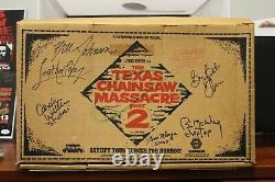 Texas Chainsaw Massacre 2 Video Store VHS Promo Kit Super RARE! JSA Autographs