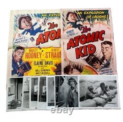 The Atomic Kid 1954 Original Movie Memorabilia Lot 2 Posters 7 Photos Rooney