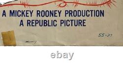 The Atomic Kid 1954 Original Movie Memorabilia Lot 2 Posters 7 Photos Rooney
