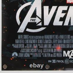 The Avengers 2012 Marvel Double Sided Original Movie Poster 27 x 40