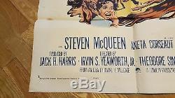 The Blob Vintage 1958 Steve McQueen Original 27 x41 Movie Poster