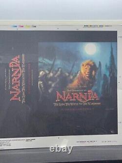 The Chronicles of Narnia Rare Test printer Proof for Swag Bags 25 x 29