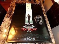 The Crow Rare Signed Original 1-Sheet Movie Poster James O'Barr Sketch Photo COA