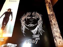 The Crow Rare Signed Original 1-Sheet Movie Poster James O'Barr Sketch Photo COA