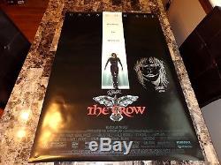 The Crow Rare Signed Original 1-Sheet Movie Poster James O'Barr Sketch Photo COA