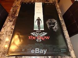 The Crow Rare Signed Original 1-Sheet Movie Poster James O'Barr Sketch Photo COA