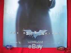 The Dark Knight 2008 Original Movie Poster 1sh Heath Ledger As Joker D/s Nm-m