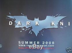 The Dark Knight 2008 Original Movie Poster 1sh Heath Ledger As Joker D/s Nm-m