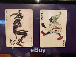 The Dark Knight Heath Ledger Used Joker Cards Prop Set of 3 Batman
