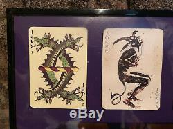 The Dark Knight Heath Ledger Used Joker Cards Prop Set of 3 Batman