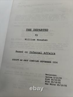 The Departed Script Revision Original