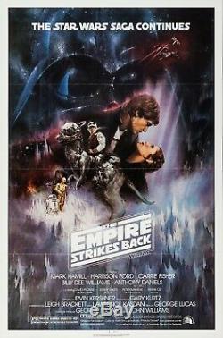 The Empire Strikes Back (1980) Original Movie Poster Style A Tri-folded