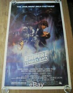 The Empire Strikes Back (1980) Original Movie Poster Style A Tri-folded