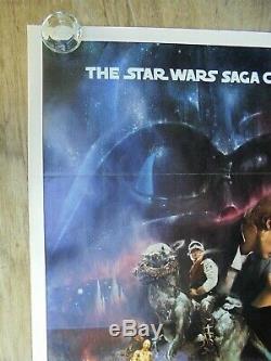 The Empire Strikes Back (1980) Original Movie Poster Style A Tri-folded