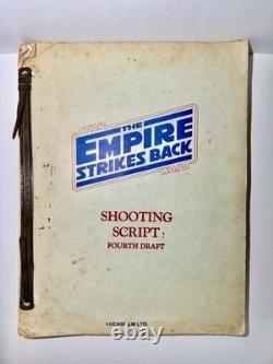 The Empire Strikes Back Shooting Script Fourth Draft Lucasfilm LTD