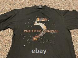 The FIFTH ELEMENT rare vintage movie official promotional t-shirt Adult XL 1997