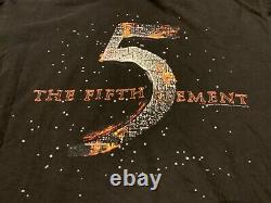 The FIFTH ELEMENT rare vintage movie official promotional t-shirt Adult XL 1997