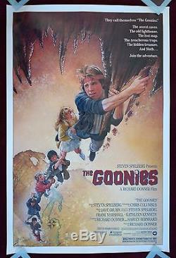 The Goonies Original Movie Poster 1985 1sh Rolled Vintage Sloth