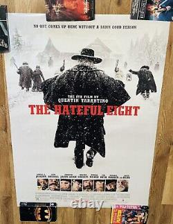 The Hateful Eight, 2015, Original, DS, One Sheet, 27x40, Set of 3, Quentin Tarantino