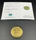 The Hobbit 2012 Screen Used Prop Metal Treasure Gold Coin With COA