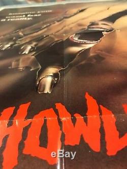 The Howling 1981 Original 1 Sheet Movie Poster 27 x 41 (VF-) Joe Dante Horror